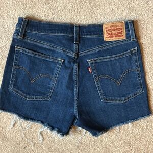 Levi’s High Rise Shortie Denim Shorts Sz 29